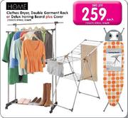 Home Clothes Dryer/Double Garment Rack-Each
