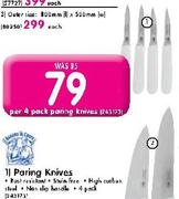 Paring Knives-Per 4 Pack