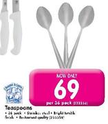 Teaspoons-Per 36 Pack