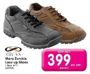 Mens Zombie Lace-Up Shoes-Per Pair