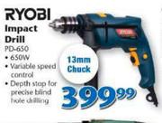Ryobi Impact Drill(PD-650)