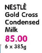 Nestle Gold Cross Condensed Milk-6 x 385g