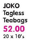 Joko Tagless Teabags-20 x 10's