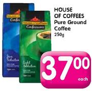 House Of Coffees Pure Ground Coffee-250Gm Each