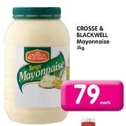 Crosse & Blackwell Mayonnaise-3kg Each