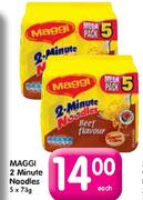 Maggi 2 Minute Noodles-5x73G Each