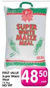 First Value Super Maize Meal-12.5Kg Each