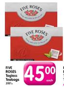 Five Roses Tagless Teabags-200's Each