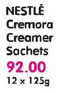 Nestle Cremora Creamer Sachets-125gm EachNestle Cremora Creamer Sachets-12 x 125gm