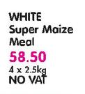 White Star Super Maize Meal-4 x 2.5kg