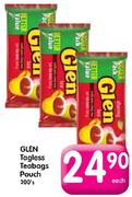 Glen Tagless Teabags Pouch-200's Each
