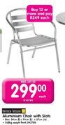 Terrace Leisure Aluminium Chair With Slats  