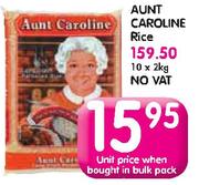 Aunt Caroline Rice-10 x 2Kg