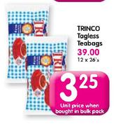 Trinco Tagless Teabags-12 x 26's 