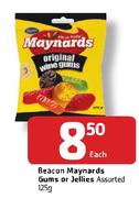 Beacon Maynards Gums or Jellies-125gm Each