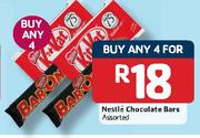 Nestle Chocolate Bars Assorted-Any 4 Nos