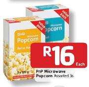 PnP Microwave Popcorn-3's Each