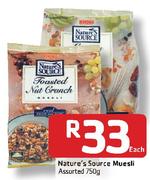 Nature's Source Museli-750gm Each