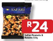 Safari Peanuts & Raisins-500gm