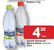 Aquelle Flavoured Mineral Water Assorted- 500ml Each