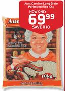 Aunt Caroline Long Grain Parboiled Rice-10Kg