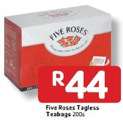 Five Roses Tagless Teabags-200's