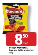 Beacon Maynards Gums Or Jellies Assorted-125g Each