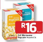 PnP Microwave Popcorn Assorted-3's Each