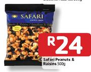Safari Peanuts & Raisins-500g