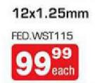 Auto Craft Wheel Stud Lock 12x1.25mm-Each