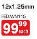 Auto Craft Steel Wheel Nut Lock 12x1.25mm-Each