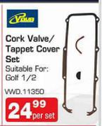 Vaves Cork Valve/Tappet Cover Set Suitable For Golf 1/2