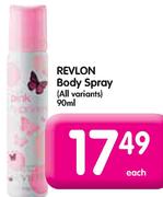 Revlon Body Spray-90ml Each