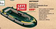 Motoquip Seahawk 3 3-Person Inflatable Boat