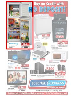 Electric Express : Buy on credit with no deposit (21 Jan - 15 Feb 2013), page 1