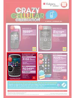 Edgars : Crazy Cellular Celebration (27 Jan - 9 Feb 2013), page 1