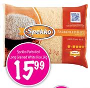 Spekko Parboiled Long Grained White Rice-2kg