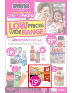 Game Western Cape : Low Prices Wide Range (24 Jan - 10 Feb 2013), page 1
