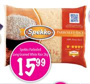 Spekko Parboiled Long Grained White Rice-2kg