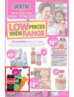 Game KZN : Low Prices Wide Range (24 Jan - 10 Feb 2013), page 1