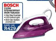 Bosch 2100W Steam/Spray Iron (TDA2630)