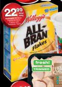 Kellogg's All-Bran Flakes/All-Bran Flakes With Sultanas-400g/500g Each