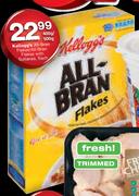 Kellogg's All-Bran Flakes/All-Bran Flakes With Sultanas-400gm/500gm Each