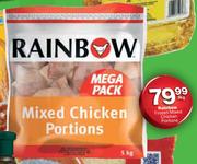 Rainbow Frozen Mixed Chicken Portions-5kg
