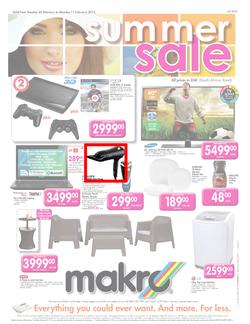 Makro : Summer Sale (5 Feb - 11 Feb 2013), page 1