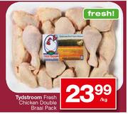 Tydstroom Fresh Chicken Double Braai Pack-per kg