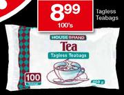 Tagless Teabags-100's
