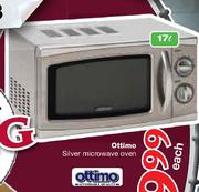Ottimo-Silver Microwave Oven-17ltr