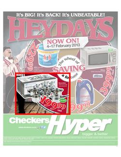 Checkers Hyper KZN : Heydays (4 Feb - 17 Feb 2013), page 1