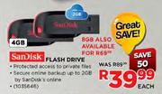 SanDisk Flash Drive-8GB Each